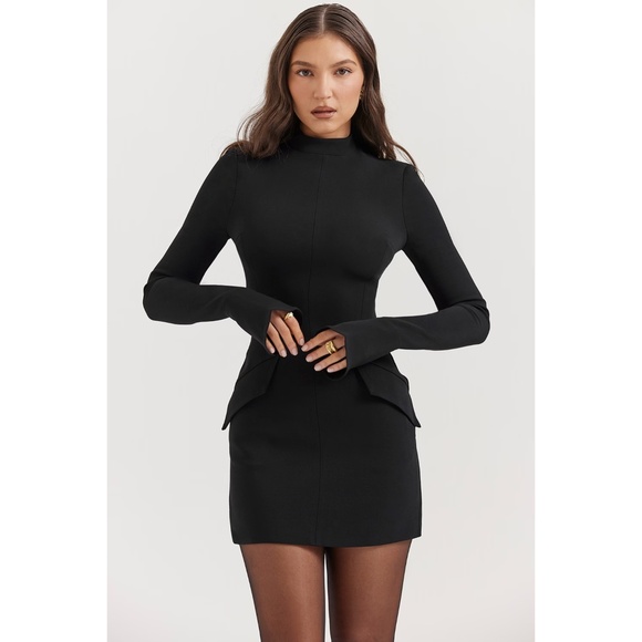 House of CB Mahalia Mini Dress in Black, Sz S - Picture 4 of 11